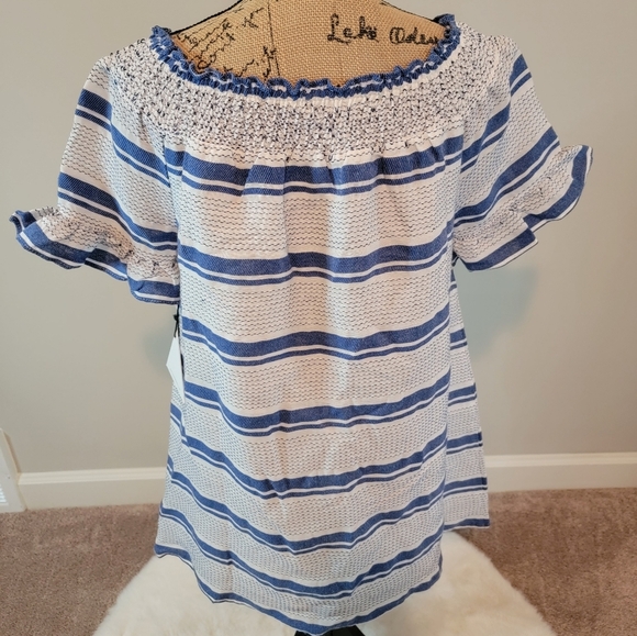 Lost + Wander blue and white dress - Picture 2 of 4